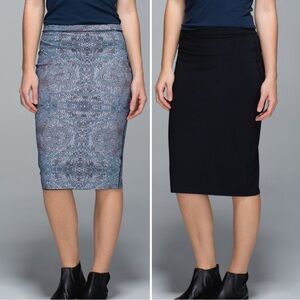 LULULEMON Twice as Nice Reversible Straight Skirt